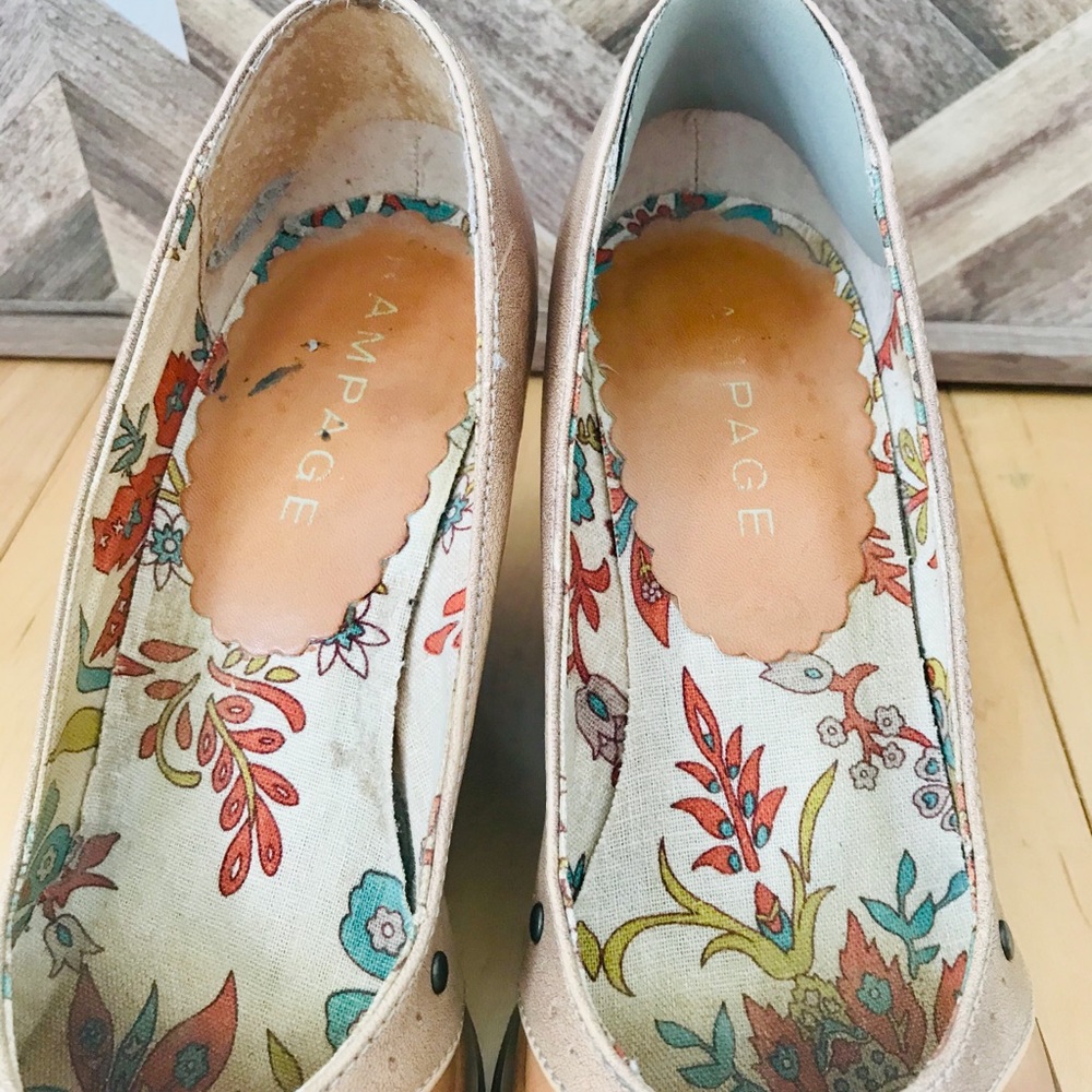 🎁3/$10 RAMPAGE WEDGE SHOES SIZE 7.5 - Picture 3 of 4